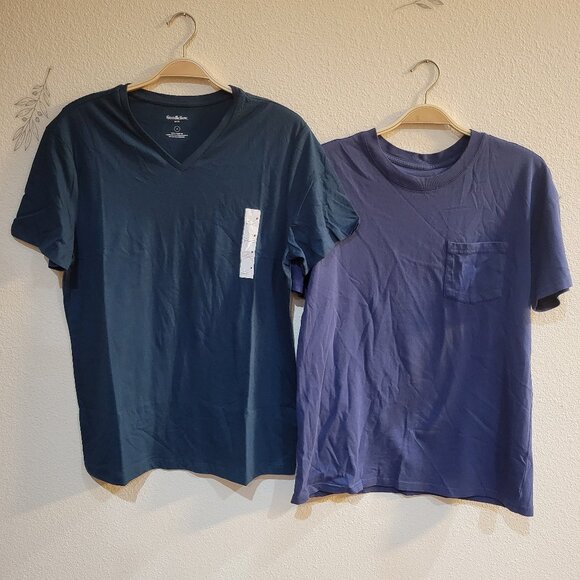 NWT 2 Goodfellow Men's shirts in Size Medium - Picture 1 of 13